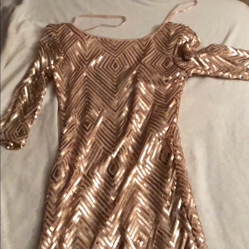 Rosegold dress